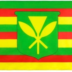 Kanaka Maoli Flag 3x5ft Hawaiian Sovereignty banner HI Aloha USA State Dorm Cave