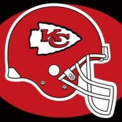 Kansas City Chiefs Helmet Flag 3X5 Ft Polyester Banner USA 90x150cm