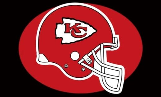 Kansas City Chiefs Helmet Flag 3X5 Ft Polyester Banner USA 90x150cm