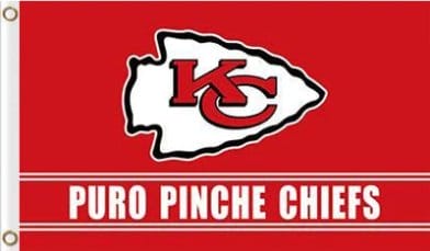 Kansas City Chiefs Puro Pinche Flag 3X5 Ft Polyester Banner USA 90x150cm
