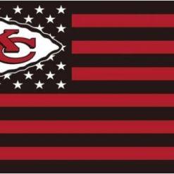 Kansas City Chiefs Star US Flag 3X5 Ft Polyester Banner USA 90x150cm