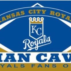 Kansas City Royals Man Cave Flag Blue 3X5Ft Banner USA Polyester with Brass Grommets