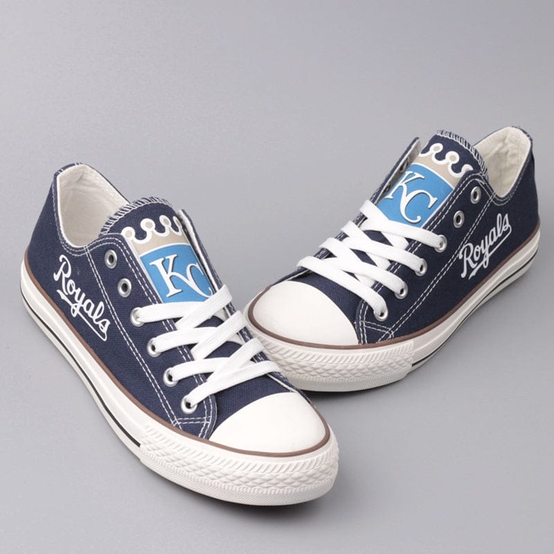 Kansas City Royals Limited Print Low Top Canvas Shoes Sport Sneakers For Men Women Fans - Image 4