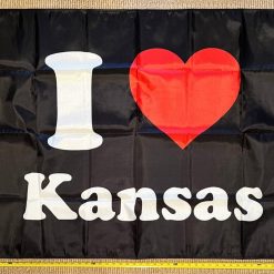 Kansas Flag College Dorm Beer America Man Cave Sign Poster USA 3x5ft