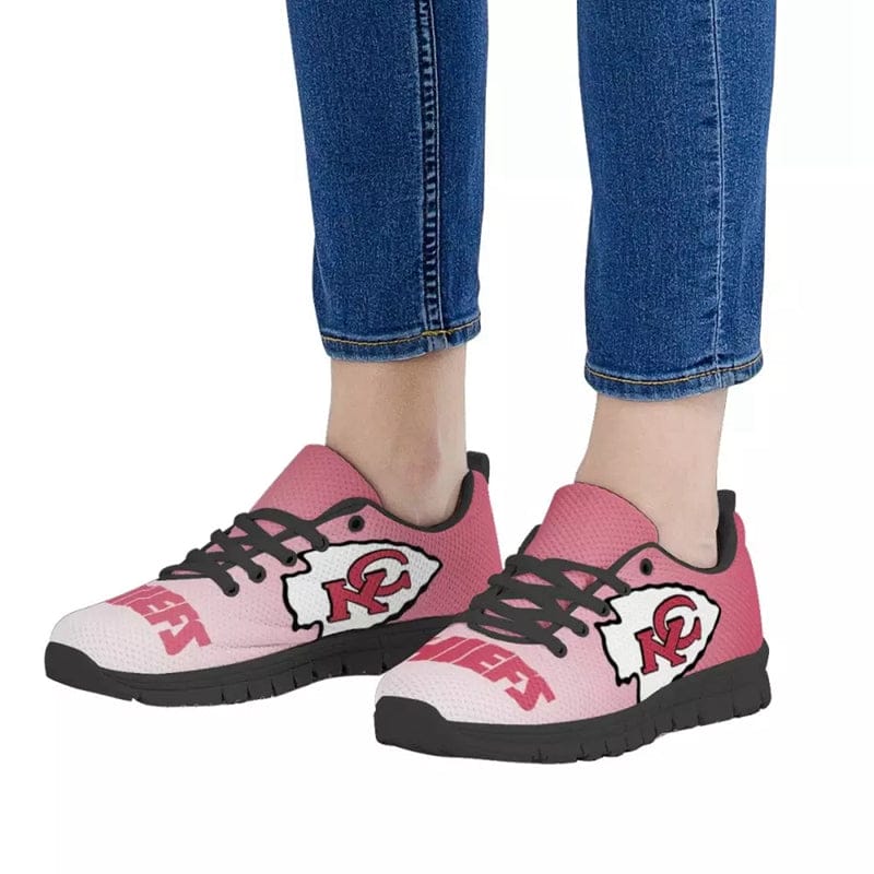 Kansas City Chief Pink KC NLF Sneakers Shoes