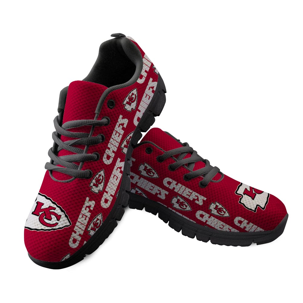 Kansas City Chief Pink KC NLF Sneakers Shoes - Image 5