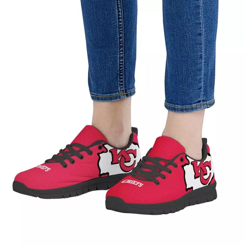 Kansas City Chief Pink KC NLF Sneakers Shoes - Image 10
