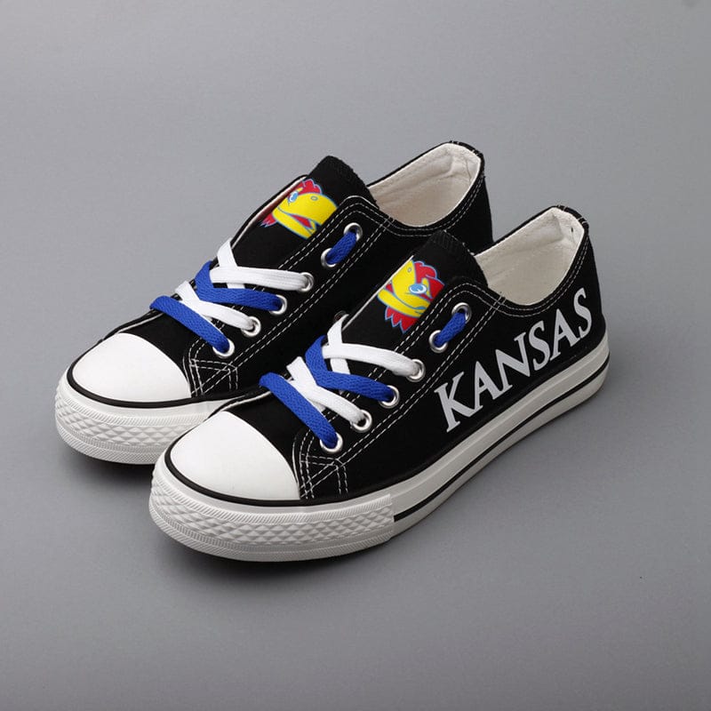 Alternative view of Kansas Jayhawks-secondary Sport Sneakers Shoes For Men Women Fans