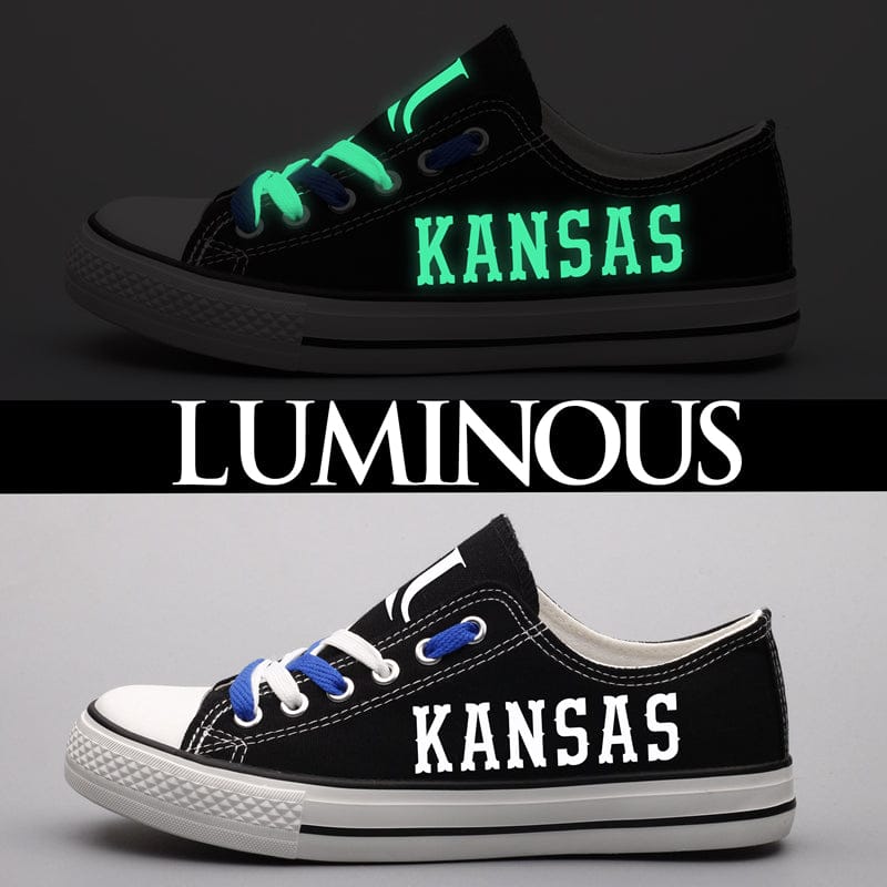 Kansas Jayhawks Sport Sneakers Shoes For Men Women Fans