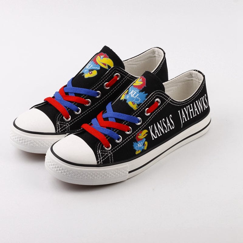 Alternative view of Kansas Jayhawks Sport Sneakers Shoes For Men Women Fans