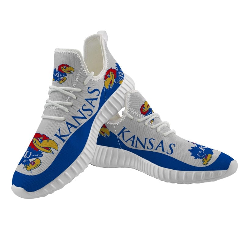 Alternative view of Kansas Jayhawks NCAA Sneaker Shoes Hot Team For Men Women Fans