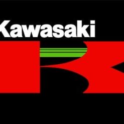 Kawasaki Bike Flag 3X5 Ft Polyester Banner USA 90x150cm