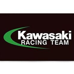 Kawasaki Racing Team Flag 3X5 Ft Polyester Banner USA 90x150cm