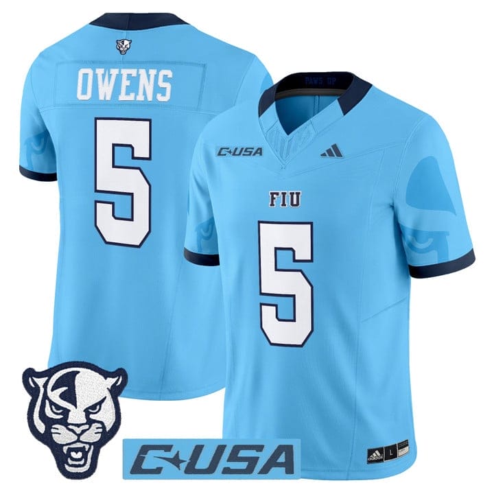 Kejon Owens Jersey #5 Florida International Panthers 2025 Stitched