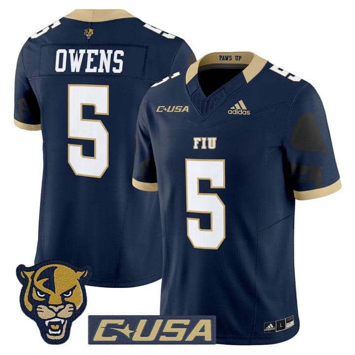 Alternative view of Kejon Owens Jersey #5 Florida International Panthers 2025 Stitched