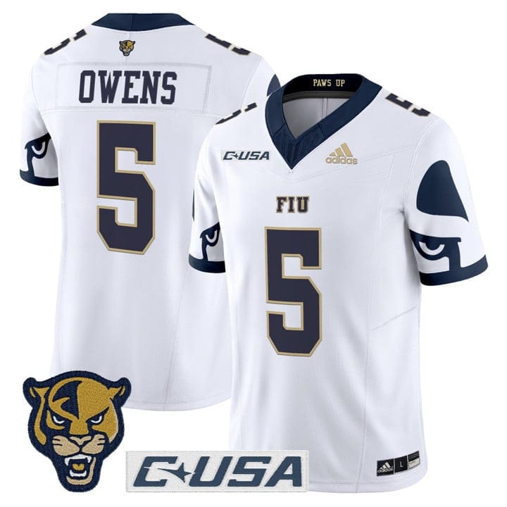 Kejon Owens Jersey #5 Florida International Panthers 2025 Stitched - Image 5