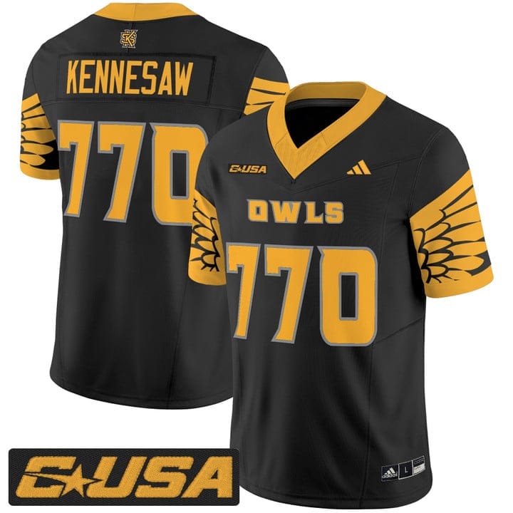 Kennesaw Jersey #770 Kennesaw State Owls 2025 Vapor Stitched