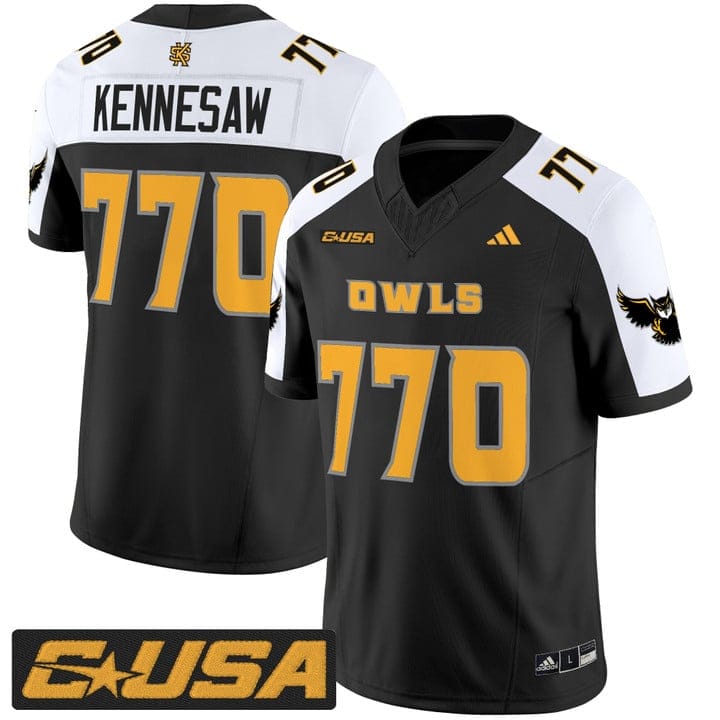 Kennesaw Jersey #770 Kennesaw State Owls 2025 Vapor Stitched - Image 3