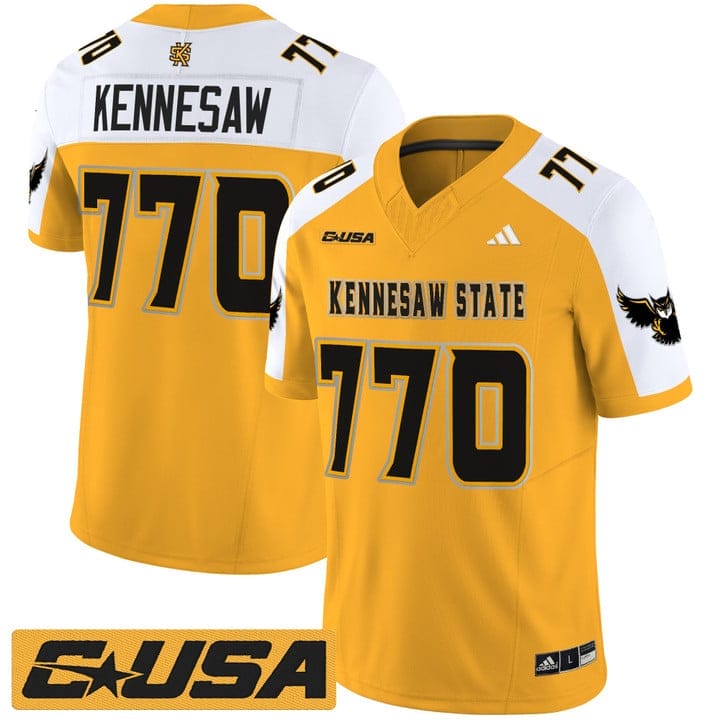 Kennesaw Jersey #770 Kennesaw State Owls 2025 Vapor Stitched - Image 4