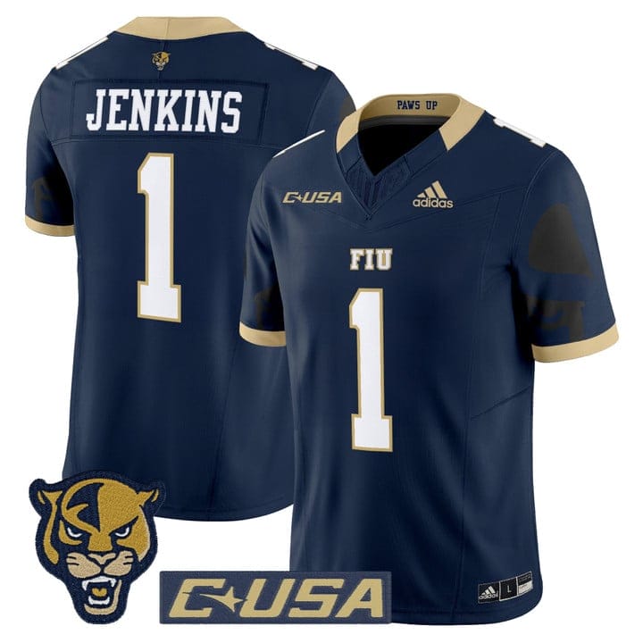 Alternative view of Keyone Jenkins Jersey #1 Florida International Panthers 2025 Stitched
