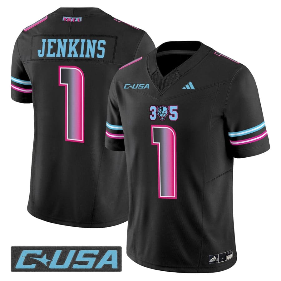Keyone Jenkins Jersey #1 Florida International Panthers 2025 Stitched - Image 4