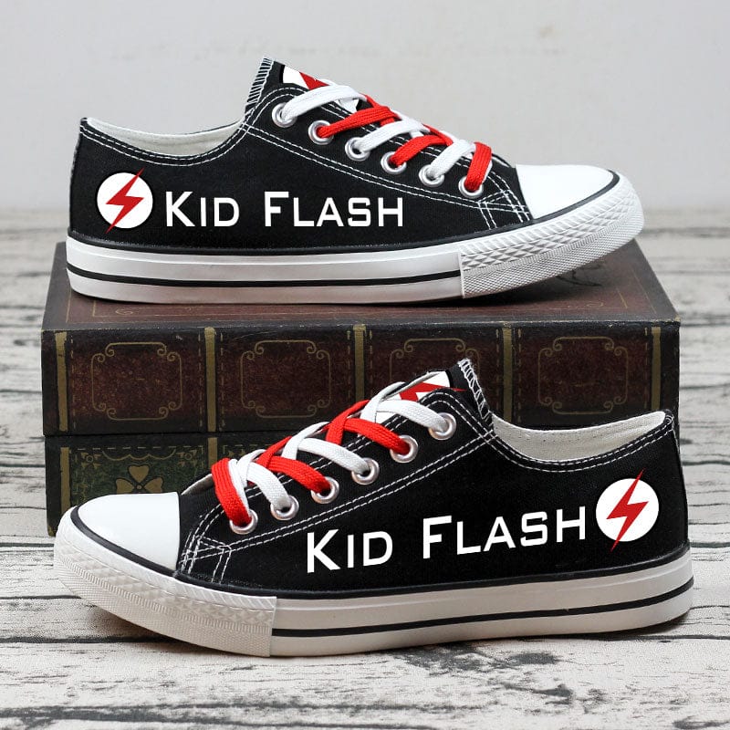 Kid Flash Low Top Canvas Sport Sneakers Shoes For Men Women Fans