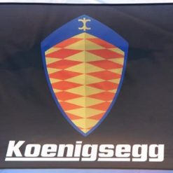Koenigsegg Flag 3X5 Ft Polyester Banner USA 90x150cm