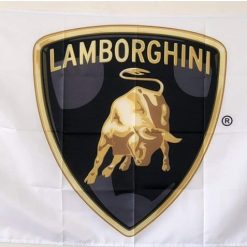 Lamborghini Car Racing Flag 3X5 Ft Polyester Banner USA 90x150cm