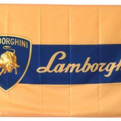 Lamborghini Racing Black Flag 3X5 Ft Polyester Banner USA 90x150cm