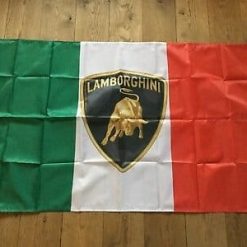 Lamborghini Racing MIURA COUNTACH Flag 3X5 Ft Polyester Banner USA 90x150cm