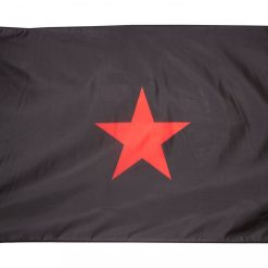 Large 3x5FT EZLN Flag Zapatista Army National Liberation Zapata Mexico Red Star