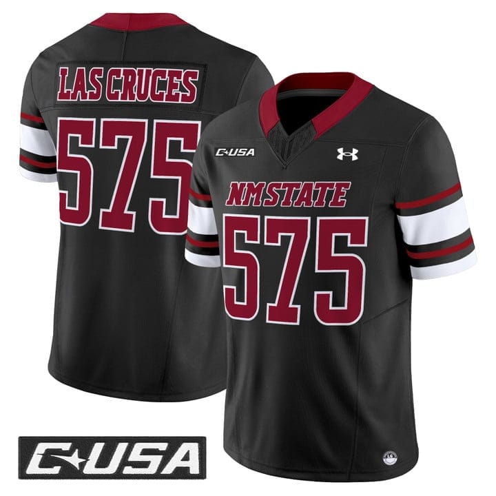 Las Cruces Jersey #575 New Mexico State Aggies 2025 Vapor Stitched
