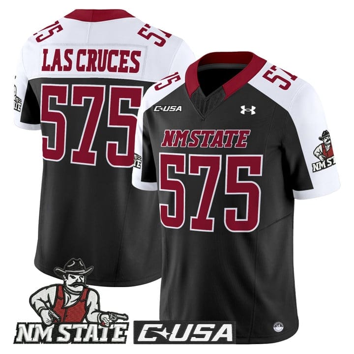 Las Cruces Jersey #575 New Mexico State Aggies 2025 Vapor Stitched - Image 3