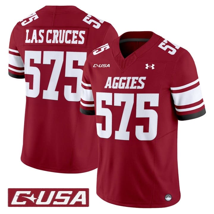 Las Cruces Jersey #575 New Mexico State Aggies 2025 Vapor Stitched - Image 5