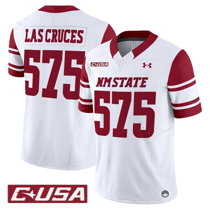 Alternative view of Las Cruces Jersey #575 New Mexico State Aggies 2025 Vapor Stitched