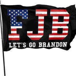 Let’s Go Brandon 3X5Ft Flag With Brass Grommets, Lets Go Brandon FJB Flag USA