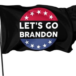 Let’s Go BrandonFlag for Wall College 3x5Ft Red Black With Brass Grommets