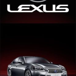 Lexus Car Flag Vertical 3X5 Ft Polyester Banner USA 90x150cm