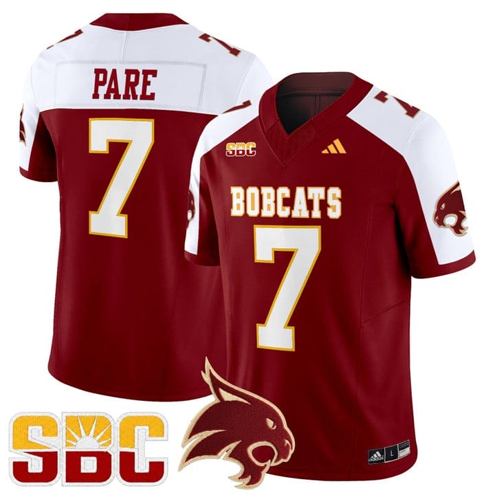 Lincoln Pare Jersey #7 Texas State Bobcats 2025 Limited Stitched - Image 3