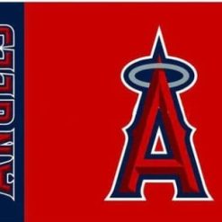 Los Angeles Angels Custom USA Flag 3X5Ft Banner USA Polyester with Brass Grommets