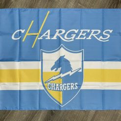 Los Angeles Chargers Retro Style Man-Cave Flag 3x5 ft Sports Banner Garage