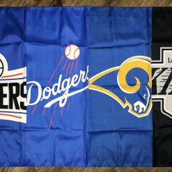 Los Angeles Clippers Dodgers Rams Kings Flag 3x5 ft Sports Banner Man-Cave