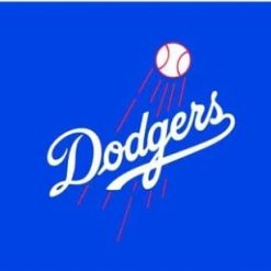 Los Angeles Dodgers Blue US Flag 3X5Ft Banner USA Polyester with Brass Grommets