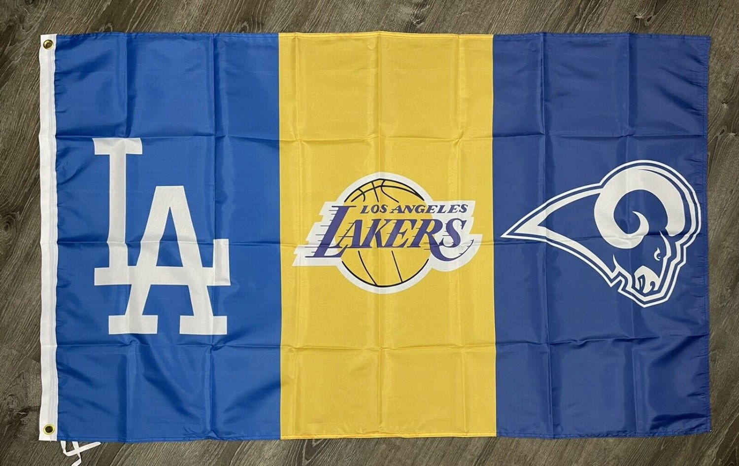 Los Angeles Dodgers Lakers Rams Flag 3x5 ft Banner Garage Man-Cave
