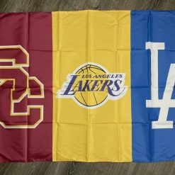 Los Angeles Dodgers Lakers USC Trojans Flag 3x5 ft Garage Man-Cave