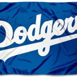 Los Angeles Dodgers Logo Flag 3X5Ft Banner USA Polyester with Brass Grommets