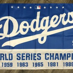 Los Angeles Dodgers Series Championship Flag 3x5 ft Banner Man-Cave