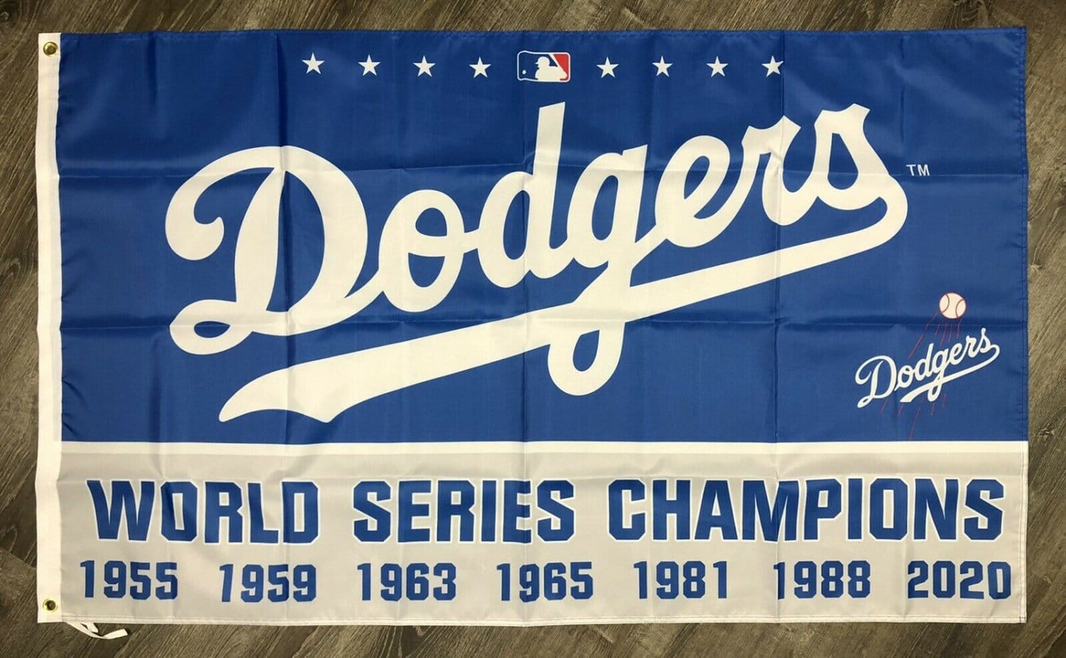 Los Angeles Dodgers Series Championship Flag 3x5 ft Banner Man-Cave