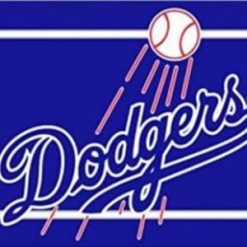 Los Angeles Dodgers US Flag 3X5Ft Banner USA Polyester with Brass Grommets