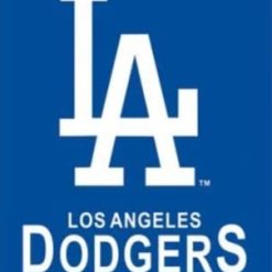 Los Angeles Dodgers Vertical Flag 3X5Ft Banner USA Polyester with Brass Grommets